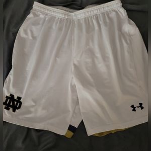 Notre Dame Under Armour shorts